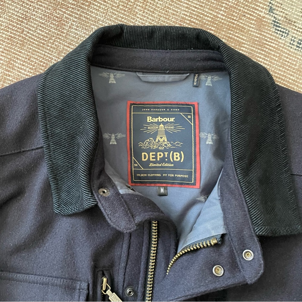 Barbour Dept. B Captain Phillips Collection Full Zip Jacket